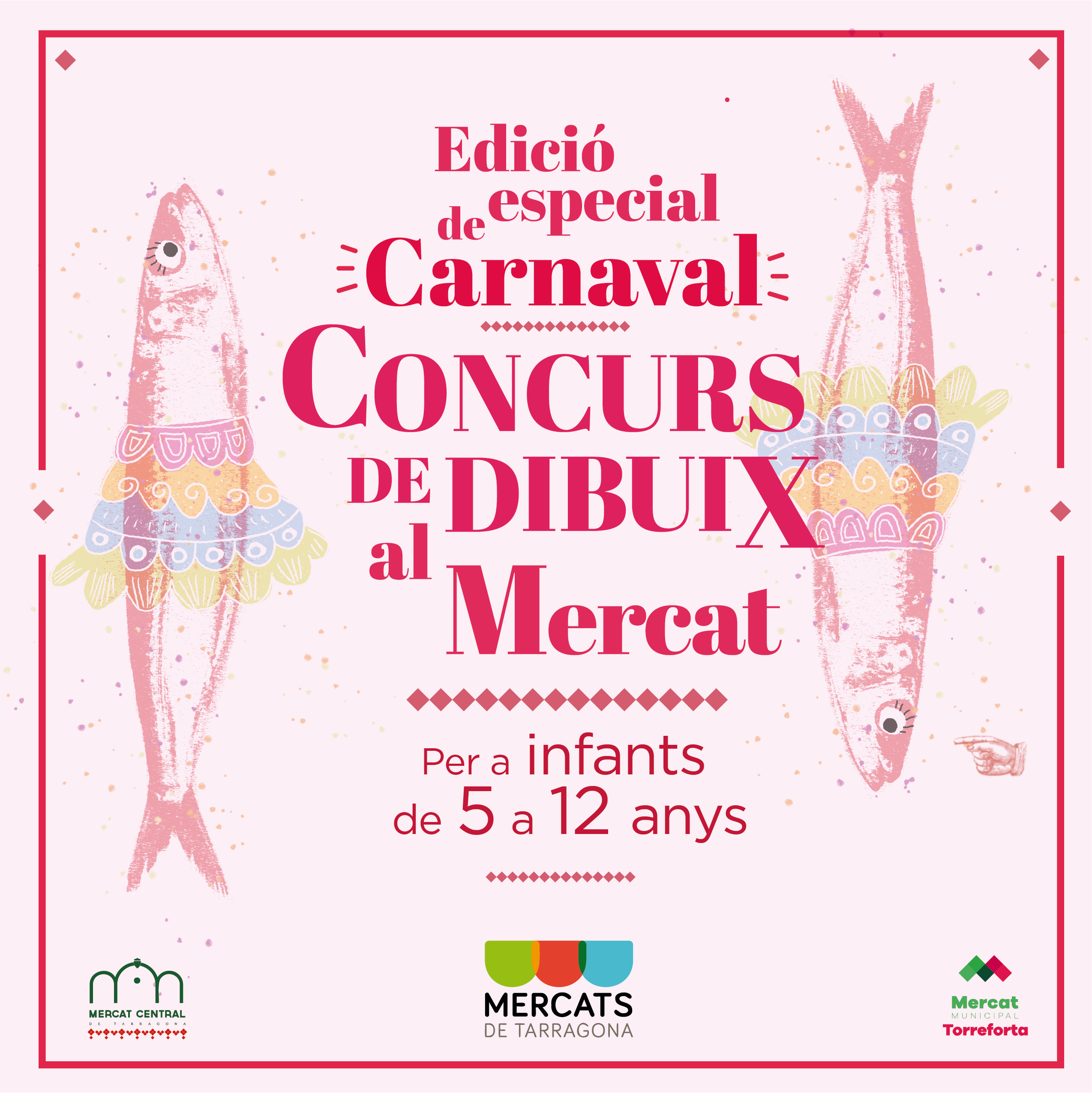 Concurs de dibuix de Carnaval als Mercats